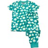 Kids Short Sleeve Pajamas, Sun Flowers - Pajamas - 1 - thumbnail