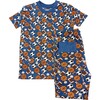 Kids Short Sleeve Pajamas, Sports - Pajamas - 1 - thumbnail