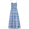 Women's Verona Dress, Maritime Blue/Off White Multi - Dresses - 1 - thumbnail