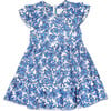 Mini Maribel Dress, Maritime Blue/Off White Multi - Dresses - 1 - thumbnail