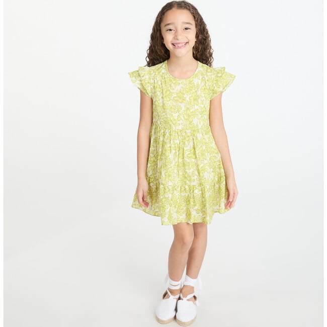 Mini Maribel Dress, Lime Multi - Dresses - 3