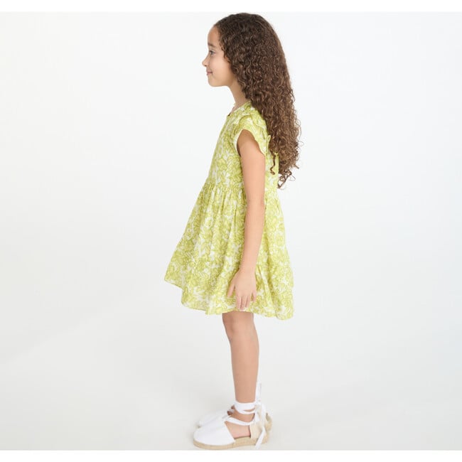 Mini Maribel Dress, Lime Multi - Dresses - 4