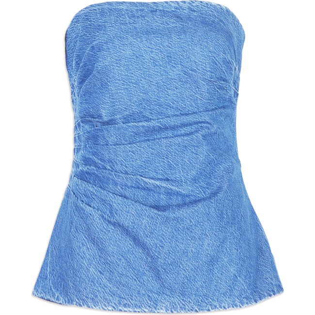 Women's Leandra Top, Medium Indigo Blue