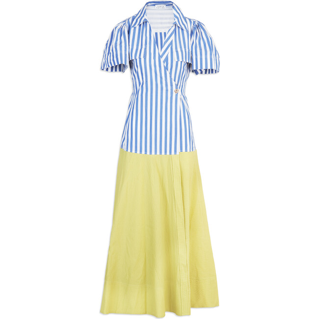 Women's Jillian Dress, Medium Oxford Blue/Optic White