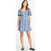 Women's Kit Dress, Maritime Blue/Off White Multi - Dresses - 2