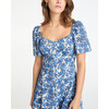 Women's Kit Dress, Maritime Blue/Off White Multi - Dresses - 3