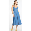 Women's Hendrix Dress, Medium Indigo Blue - Dresses - 3