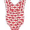 Red Fish Bubble - Onesies - 1 - thumbnail