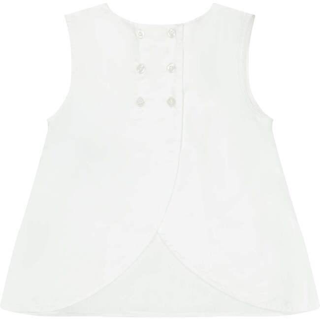 White Swing Back Top - Blouses - 2