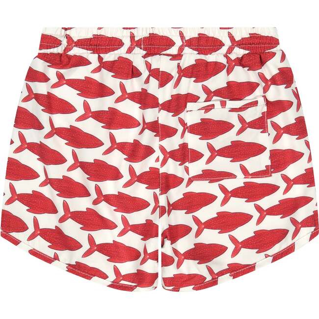 Red Fish Board Short - Swim Trunks - 2