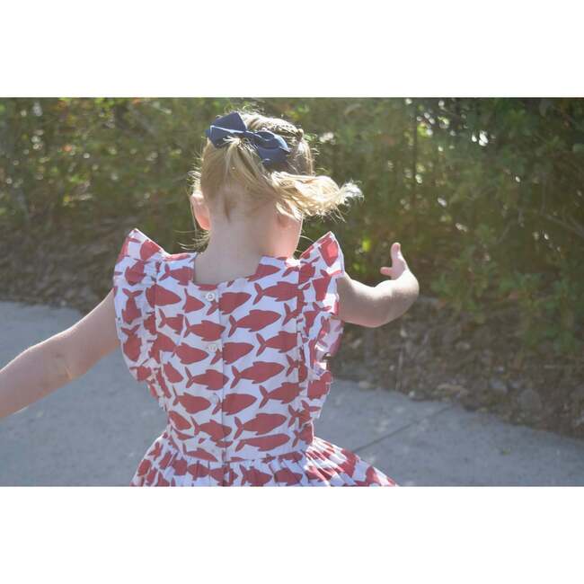 Red Fish Pinny Dress - Dresses - 4