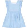 Blue Seersucker Pinny Dress - Dresses - 1 - thumbnail