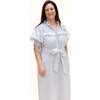 Women's Gen Dress, Blue Gingham - Dresses - 2