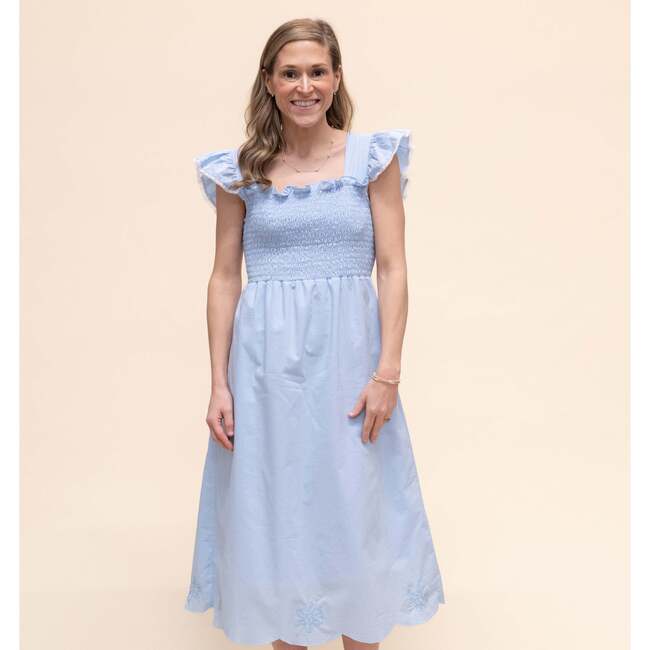 Women's Berrie Dress Hydrangea, Blue - Dresses - 2