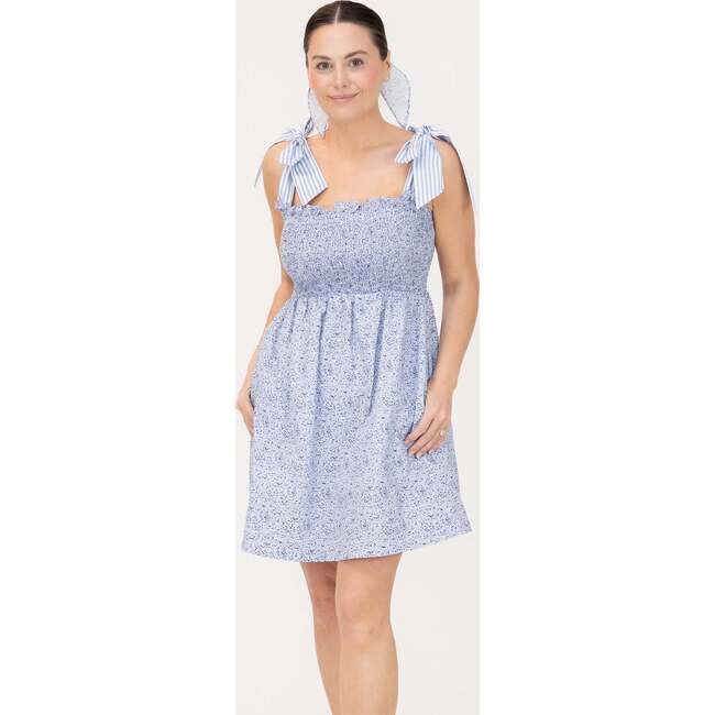 Women's Anchor Dress, Blue - Dresses - 2