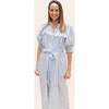 Women's Gen Dress, Blue/Green Gingham - Dresses - 3