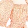 Women's Bonjour Dress, Peach Floral - Dresses - 5