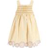 Sunflower Girl Dress, Yellow - Dresses - 1 - thumbnail