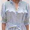 Women's Gen Dress, Blue/Green Gingham - Dresses - 5