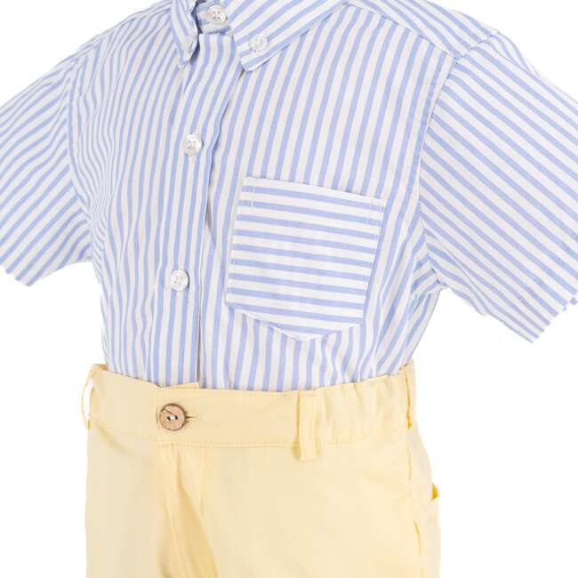 Sunflower Boy Set, Blue - Mixed Apparel Set - 3