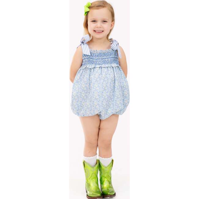 Olivia Girl Bubble, Blue - Onesies - 2