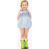 Olivia Girl Bubble, Blue - Onesies - 2