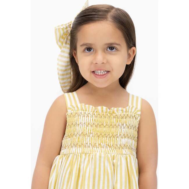 Sunflower Girl Dress, Yellow - Dresses - 4