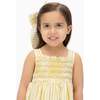 Sunflower Girl Dress, Yellow - Dresses - 4