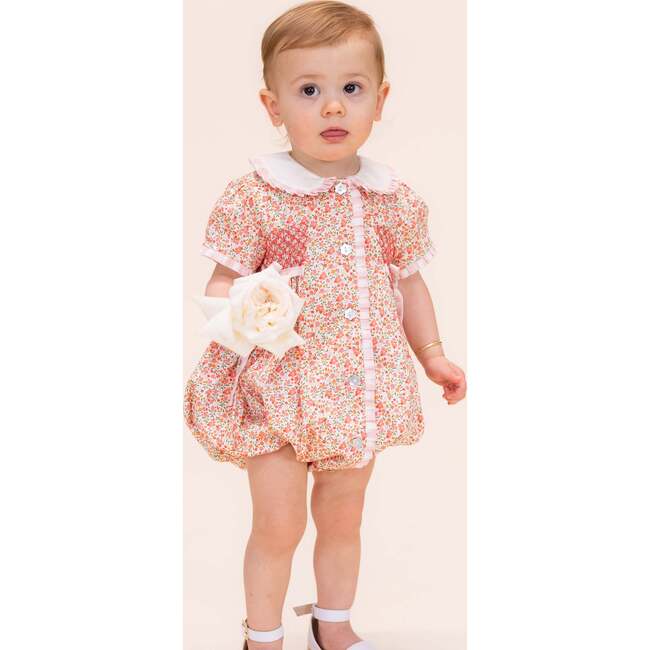 Peach Girl Bubble, Orange - Onesies - 2