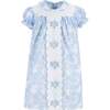 Hydrangea Girl Dress, Blue - Dresses - 1 - thumbnail
