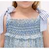 Olivia Girl Dress, Blue - Dresses - 5