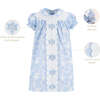 Hydrangea Girl Dress, Blue - Dresses - 4