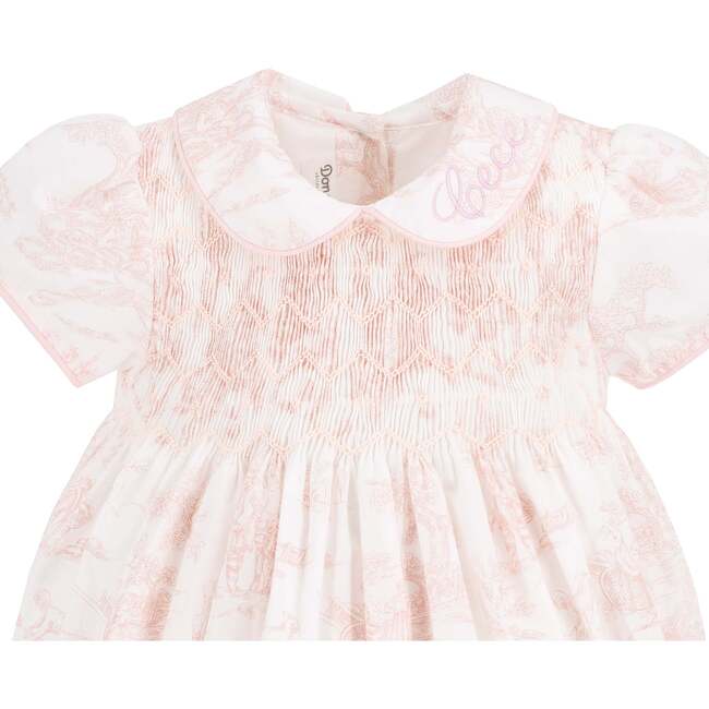 Marie Girl Dress, Pink - Dresses - 4