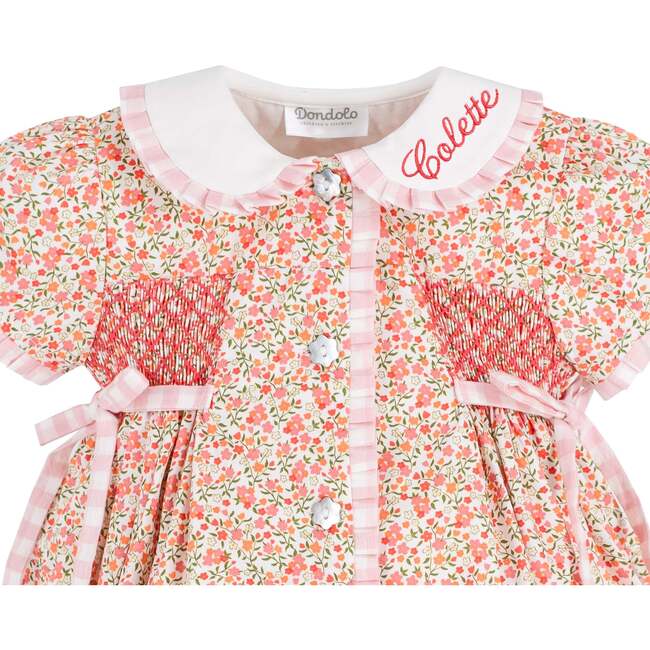 Peach Girl Dress, Orange - Dresses - 4