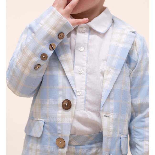 Hayden Boy Blazer, Blue - Blazers & Sport Coats - 4