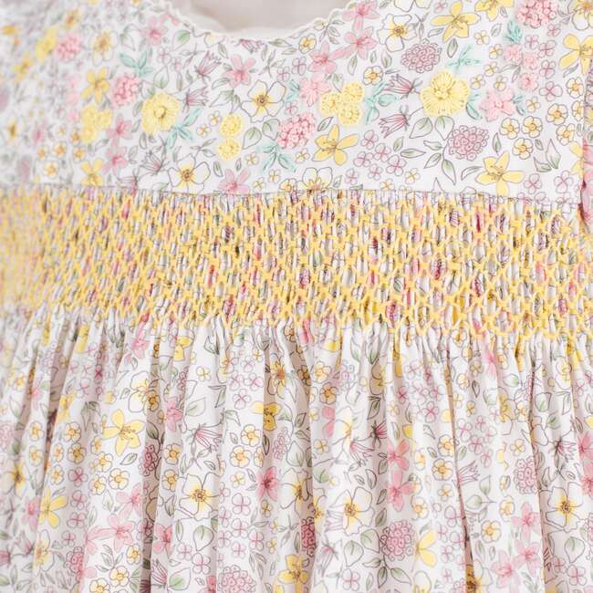 Marigold Girl Dress, Floral - Dresses - 4