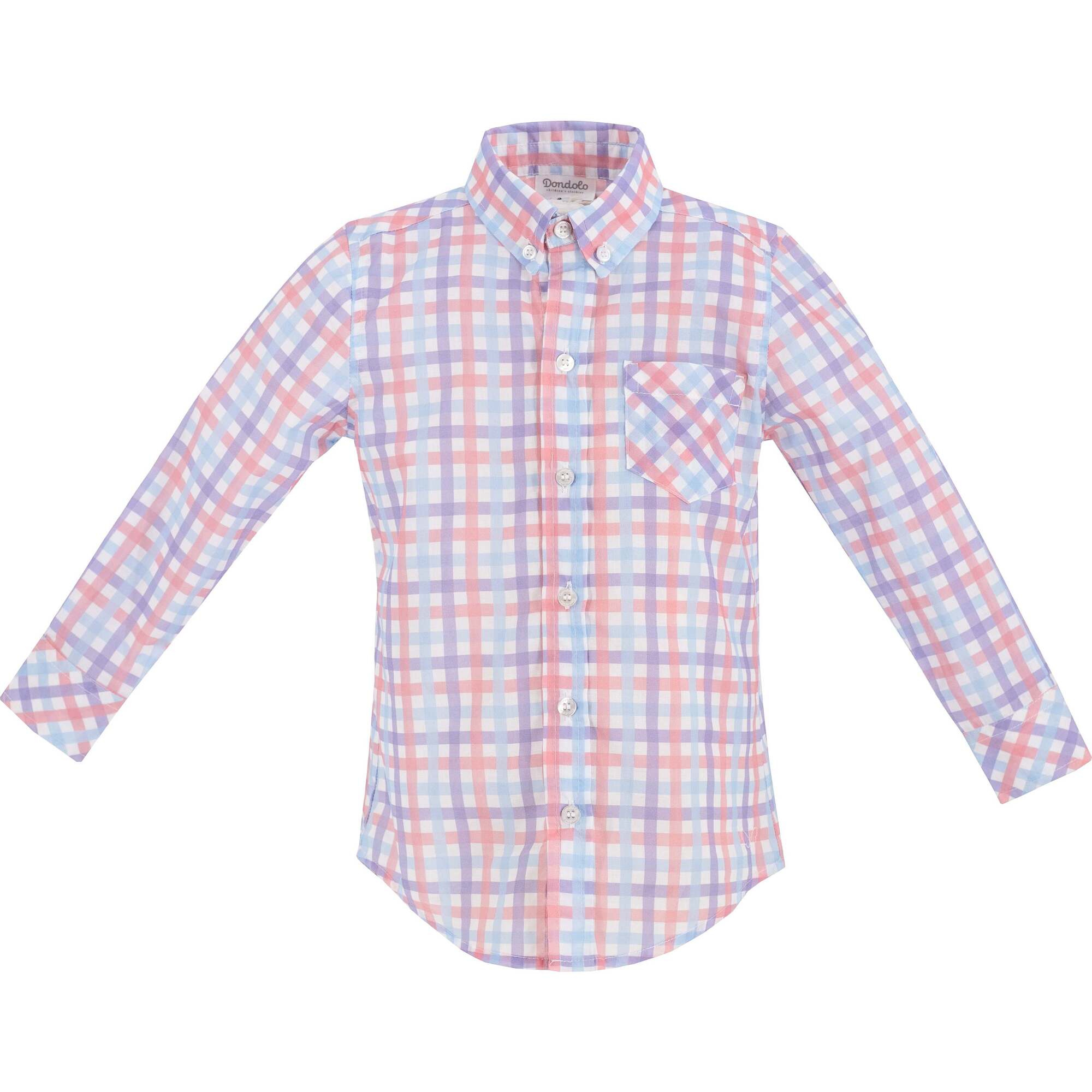 Chester Boy Button Down, Purple - Button Downs - 1