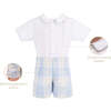 Hayden Boy Button On, Blue - Mixed Apparel Set - 5