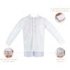 Hayden Long Sleeve Boy Set, Blue - Mixed Apparel Set - 5