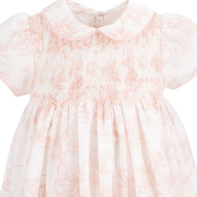 Marie Girl Dress, Pink - Dresses - 5