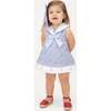 Anchor Girl Bubble, Blue - Onesies - 2
