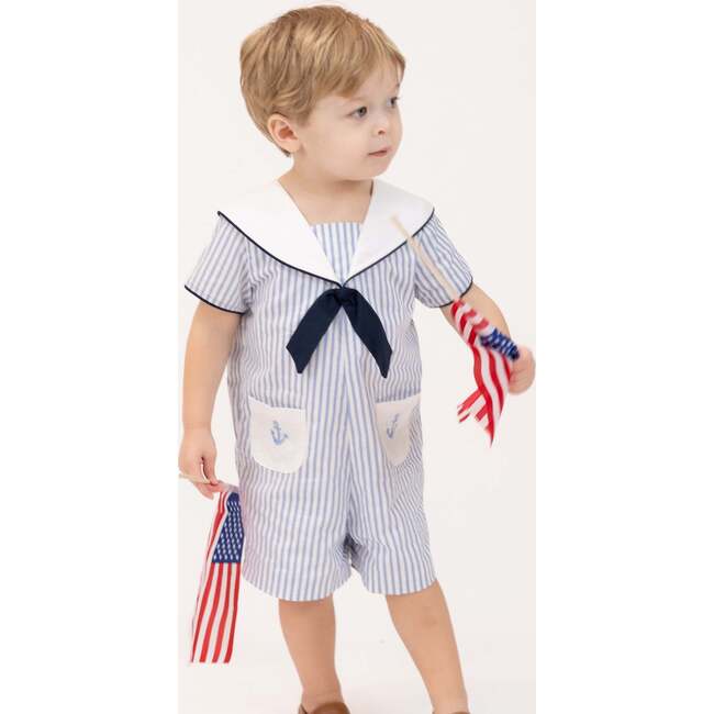 Anchor Boy Shortall, Blue - Mixed Apparel Set - 2