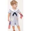 Anchor Boy Shortall, Blue - Mixed Apparel Set - 2