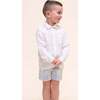 Hayden Long Sleeve Boy Set, Blue - Mixed Apparel Set - 7