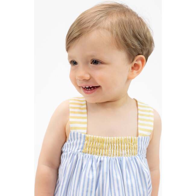 Sunflower Boy Bubble, Blue - Onesies - 7