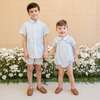 Gary Boy Button Down, Blue - Button Downs - 3
