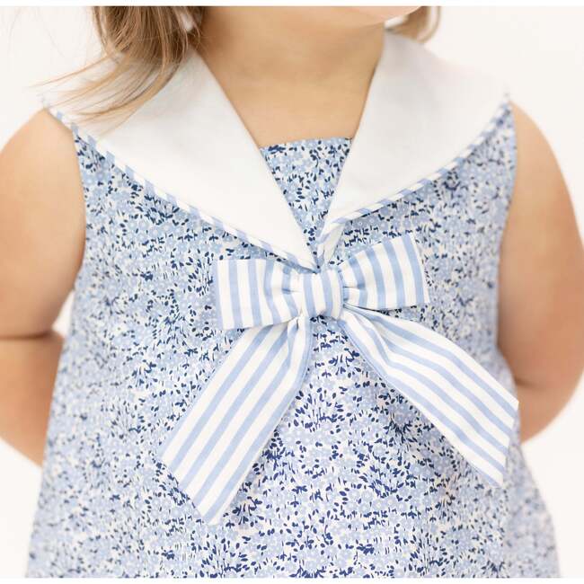 Anchor Girl Bubble, Blue - Onesies - 3