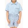 Anchor Boy Polo Set, Blue - Mixed Apparel Set - 4