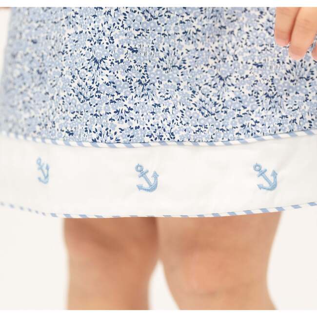 Anchor Girl Bubble, Blue - Onesies - 4