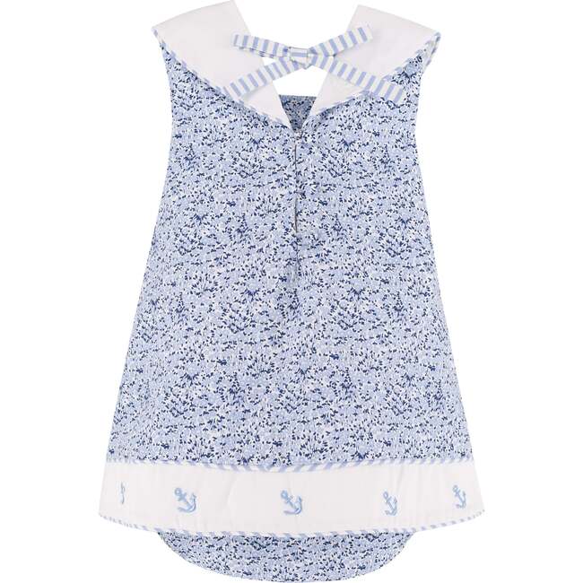 Anchor Girl Bubble, Blue - Onesies - 5